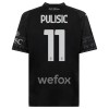 Virallinen Fanipaita AC Milan Christian Pulisic 11 Neljäs Pelipaita 2023-24 Musta - Miesten